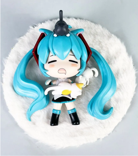 Фигурка аниме Мику Хацунэ спящая Miku Hatsune (11см) фото 3