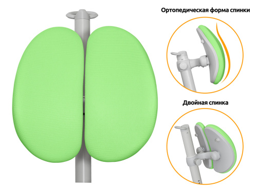 Детское кресло Mealux Ortoback Duo Plus Green  (арт. Y-510 KZ Plus) зеленый фото 4