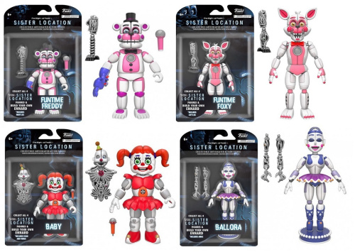 409 (Funtime Freddy) Коллекционная подвижная фигурка Фантайм Фредди ФНАФ (FNAF) фото 3