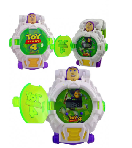 Детские часы с проектором Базз Лайтер История игрушек 4 (Toy Story 4) Buzz Lightyear трансформируется в часы фото 3