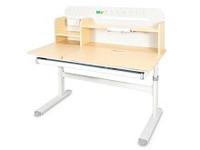 Детский стол Ergokids Bravo Max Maple/Grey (арт. TH-360 Max MG/G) - столешница клён / накладки на ножках серые