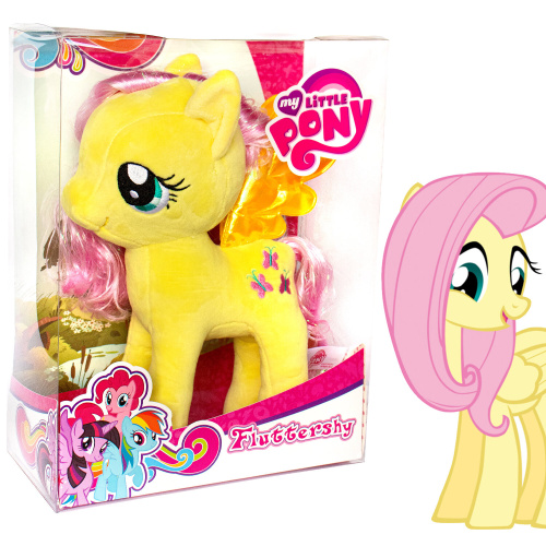 Мягкая игрушка My Little Pony коллекционная Fluttershy Флаттершай 30 см в подарочной упаковке фото 3