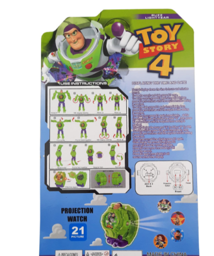 Детские часы с проектором Базз Лайтер История игрушек 4 (Toy Story 4) Buzz Lightyear трансформируется в часы фото 5