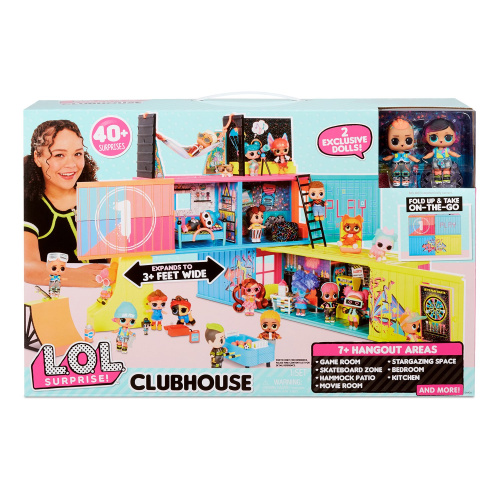 Домик для кукол LOL Clubhouse Playset с мебелью 569404