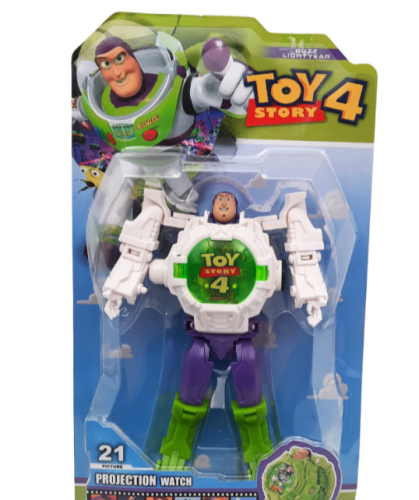 Детские часы с проектором Базз Лайтер История игрушек 4 (Toy Story 4) Buzz Lightyear трансформируется в часы фото 4
