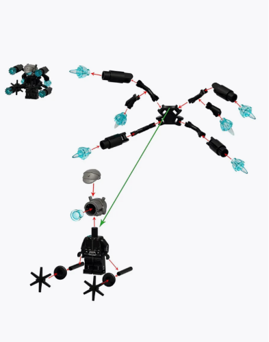 KDL834 Набор минифигурок Скибиди туалет 5шт (4.5см) фото 9