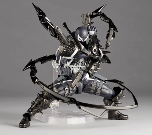 (чёрный) Фигурка Agent Venom большой набор Человек паук Веном фото 14