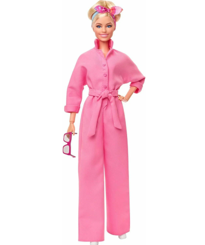Кукла Barbie The Movie - Марго Робби в роли Барби в розовом комбинезоне HRF29 фото 6