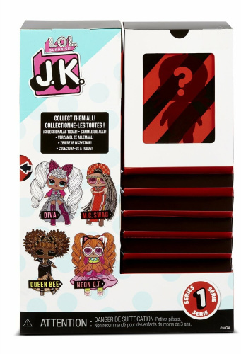 (красный) Кукла L.O.L. Surprise! J.K. Mini Fashion Doll M.C. Swag Серия 1 Мини Модницы 570769 фото 8