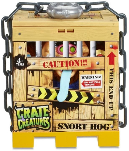 549253 Интерактивная игрушка Crate Creatures Snort Hog (Снорт) Монстр в клетке фото 3