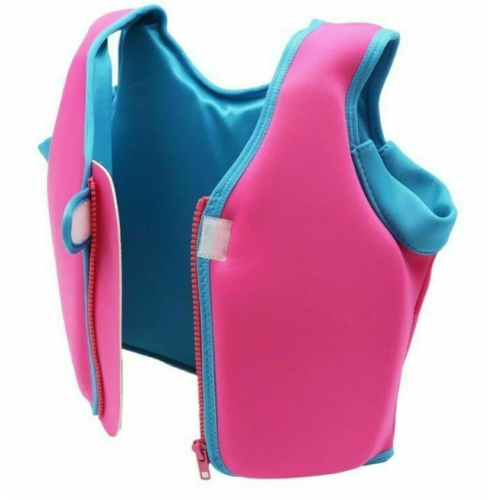 (Розовый  - размер M) Детский плавательный жилет для купания плавания и бассейна ( 104-116) фото 3