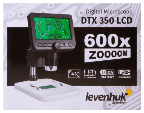 Микроскоп цифровой Levenhuk DTX 350 LCD фото 14