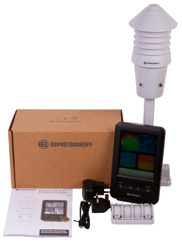Метеостанция Bresser «4 в 1» Wi-Fi с UV-датчиком и цветным дисплеем фото 2