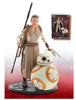 Металлическая фигурка Звёздные Войны Рей Star Wars Rey BB-8 elite series (16см)