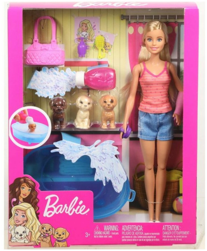 Набор игровой Barbie Купание щенков GDJ37 фото 4
