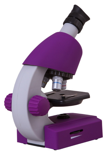 Микроскоп Bresser Junior 40x-640x, фиолетовый фото 10