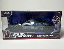Машина Jada Fast and Furious 1:24 DragonModel Shaw's Mclaren 720S (серый)