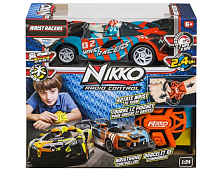 Гоночная машина Nikko Wrist Racers на радиоуправлении с пультом на запястье, 1:24, 15 см