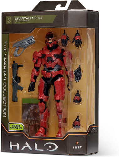 (красный) Фигурка героя HALO The Spartan Collection - Spartan MK VII с аксессуарами HLW0020 фото 3