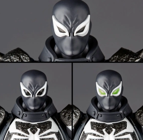 (чёрный) Фигурка Agent Venom большой набор Человек паук Веном фото 3