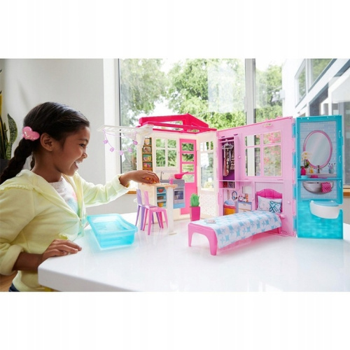 Barbie FXG55 Кукольный домик Уютный коттедж Барби с оборудованием и куклой фото 7