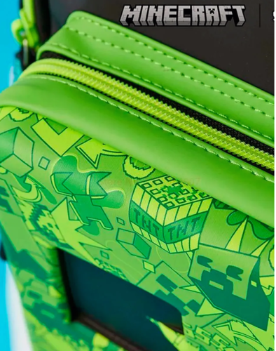 Рюкзак школьный Майнкрафт Крипер классический фото 4
