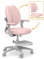 Детское кресло Mealux Sprint Duo Pink (арт. Y-412 KP) - обивка розовая однотонная (одна коробка)