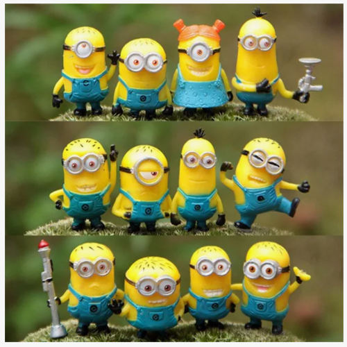 Набор фигурок из 12 шт миньонов "Гадкий Я" фото 2