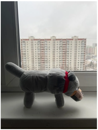 (Волк) Мягкая игрушка Майнкрафт Крипер 35 см Minecraft  фото 6