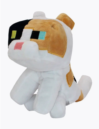 (пятнистая кошка) Мягкая игрушка Майнкрафт Ситцевая Кошка 20 см Minecraft  фото 2