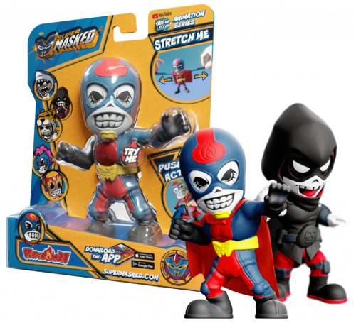 SM002BP Тянущаяся фигурка Supermasked со звуковыми датчиками фото 11