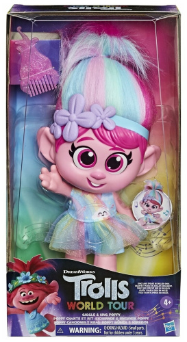 Кукла Hasbro Trolls 2 Малышка Розочка интерактивная  30 см  E77235E0 фото 2