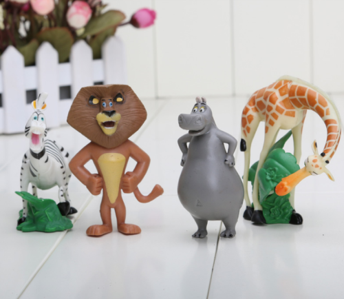 Набор фигурок из 4 шт герои мультфильма Мадагаскар фото 7