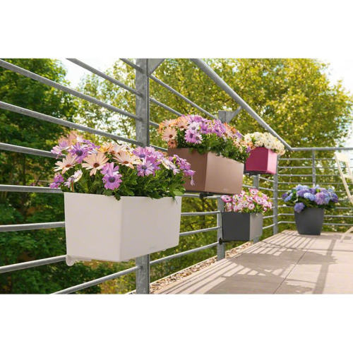 15684 Кашпо LECHUZA Балконера Колор 80 Мускатное с системой полива фото 3