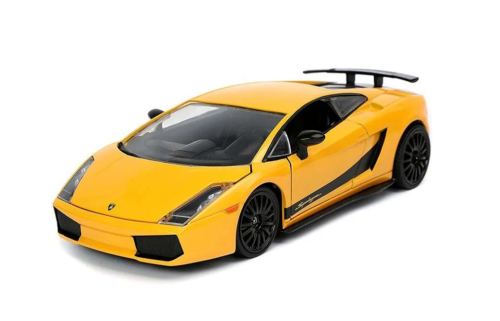 Машина Jada Fast and Furious 1:24 Lamborghini Gallardo Superleggera (Желтый) фото 4