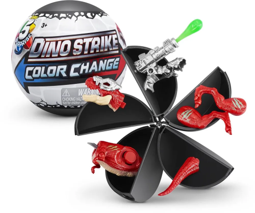 (белый) Игрушка Zuru 5 surprise Dino strike color change 77361 фото 2