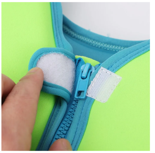 (Зеленый  - размер S) Детский плавательный жилет для купания плавания и бассейна ( 74-104) фото 7