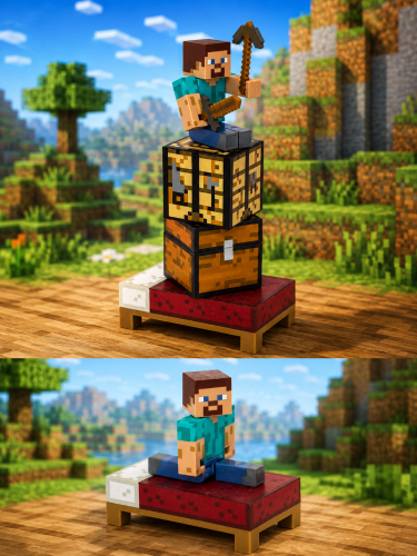 Коллекционная фигурка игрушка Майнкрафт Стив 8см Minecraft фото 12