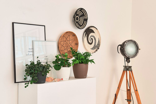 13170 Кашпо LECHUZA Классико Колор 21 Белое с системой автополива фото 4