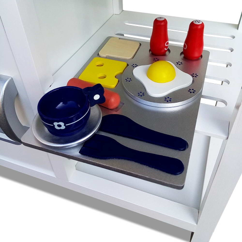 Кухня игровая Lanaland "Фьюжн" белая с набором посуды W10C045 фото 7