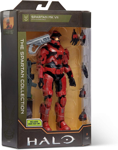 (красный) Фигурка героя HALO The Spartan Collection - Spartan MK VII с аксессуарами HLW0020 фото 2