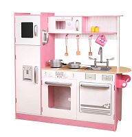 Кухня игровая Lanaland "Пальмира" розовая с набором посуды