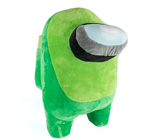 (зеленый) Мягкая игрушка Амонг Ас (Among US) 30 см