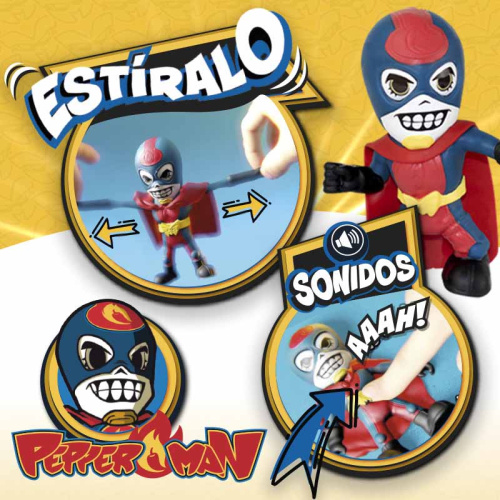 SM003BP Тянущаяся фигурка Supermasked со звуковыми датчиками фото 7