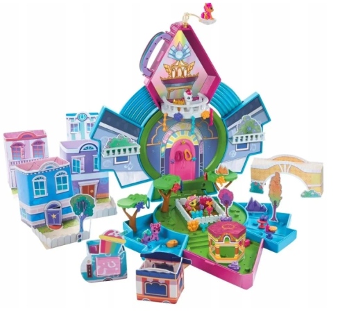  Игровой набор  Кристальный дом Hasbro My Little Pony mini World Magic Brighthouse 5 пони (2.5см) + 60 аксессуаров F3875 фото 4