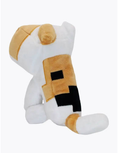 (пятнистая кошка) Мягкая игрушка Майнкрафт Ситцевая Кошка 20 см Minecraft  фото 3