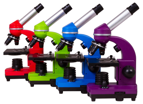 Микроскоп Bresser Junior Biolux SEL 40–1600x, фиолетовый фото 2