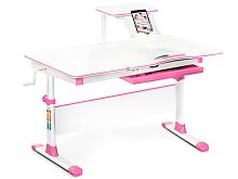 Детский стол Mealux Evo-40 Lite (Цвет столешницы:Белый, Цвет кромки:Розовый)