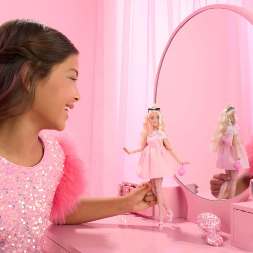 HYV27 Кукла Барби Делюкс Стиль Barbie Deluxe Style #3 in Pastel Pink Barbiecore Dress фото 4