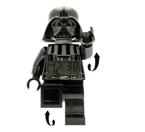 Часы Lego Darth Vader Будильник Звездные войны Дарт Вейдер  фото 2
